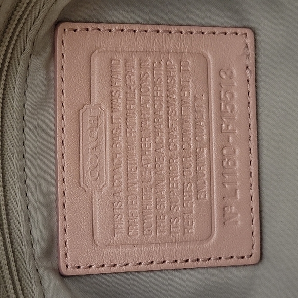 COACH Ashley Leather Carryall Satchel Handbang - Picture 15 of 16